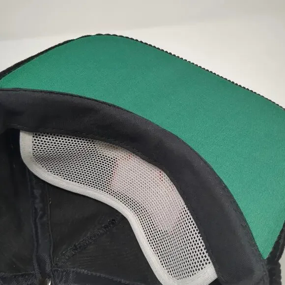 Coors Rodeo Slideback Hat Black One Size Solid Leather Strap Corduroy - Picture 7 of 8